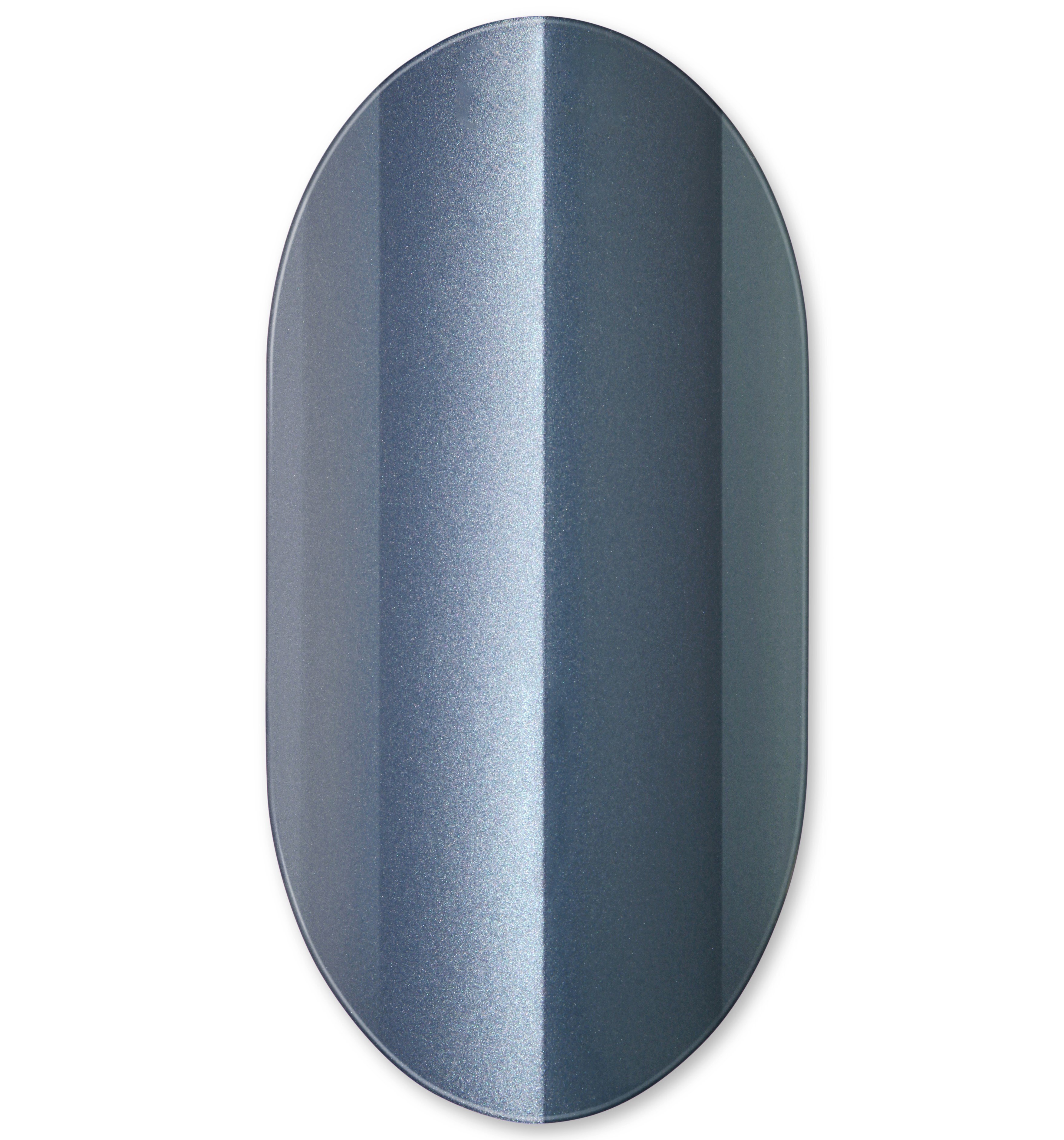 变色龙珠光粉展示微妙色彩流动的金属灰色