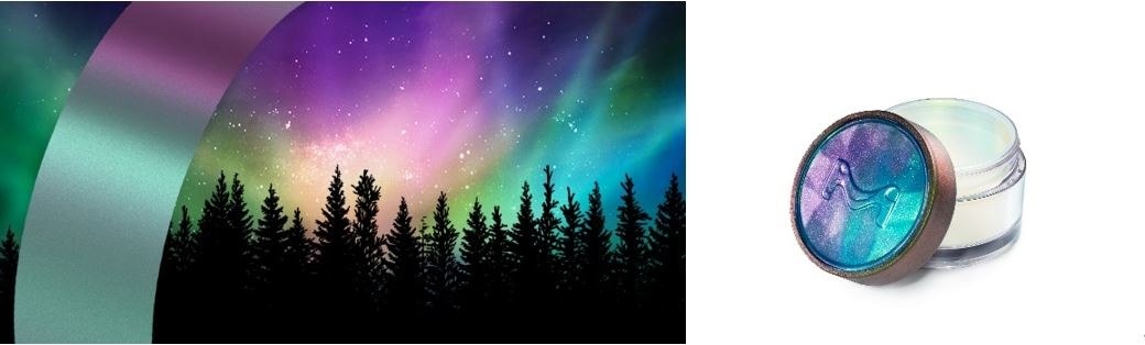 COLORSTREAM® T10-02 Arctic Fire北极火焰变色龙颜料用于化妆品包装