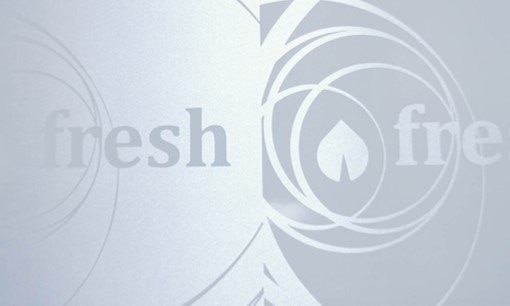 氯氧化铋珠光浆Biflair® 89 里印 在白色底上效果