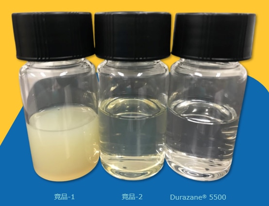 耐刮擦助剂 Durazane® 5500 抗划伤性能与竞品外观比较