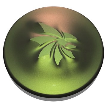 COLORSTREAM&#174; T10-03 Tropic Sunrise multicolor: green / silver / red / orange, 5-50&#160;&#956;m particle size distribution