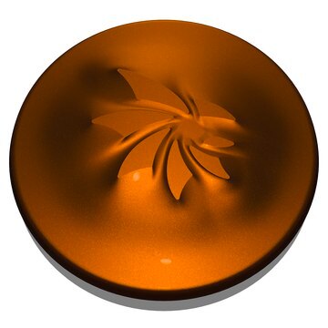 PYRISMA® M30-58 Ambercup Orange masstone, orange, 5-35 μm particle size distribution